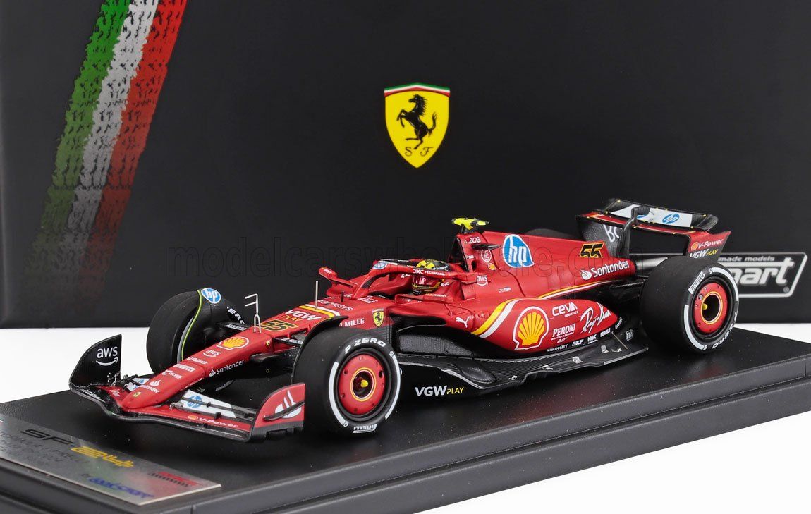 1:43 Looksmart - Ferrari SF-24 Monaco GP 2024 – Carlos Sainz 4th Place