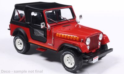1:24 Whitebox - Jeep CJ-7 Renegade, rot, 1980 1:24 Whitebox - Jeep CJ-7 Renegade, rot, 1980