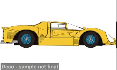 1:87 Brekina - Ferrari 330 P3 Berlinetta, gelb, 1967 1:87 Brekina - Ferrari 330 P3 Berlinetta, gelb, 1967