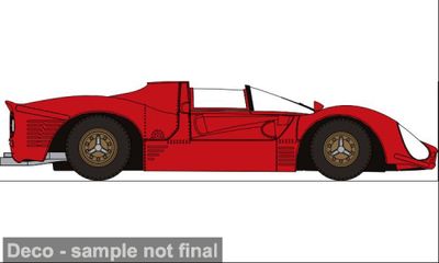 1:87 Brekina - Ferrari 330 P3 Spyder, rot, 1967