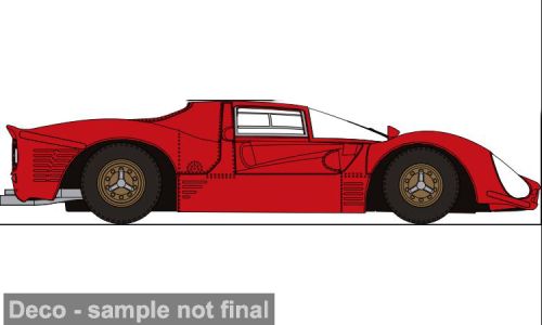 1:87 Brekina - Ferrari 330 P3 Berlinetta, rot, 1967