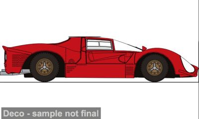 1:87 Brekina - Ferrari 330 P3 Berlinetta, rot, 1967 1:87 Brekina - Ferrari 330 P3 Berlinetta, rot, 1967