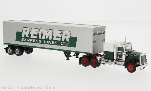 1:87 Brekina - Kenworth W 900 Koffer-SZ, 1977, Reimer