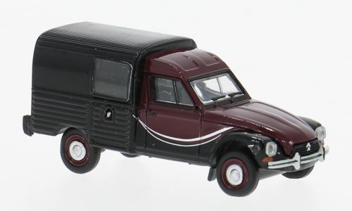 1:87 Brekina - Citroen Acadiane, dunkelrot/schwarz, 1976