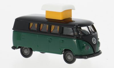 1:87 Brekina - VW T1b Camper, schwarz/dunkelgrau, 1960