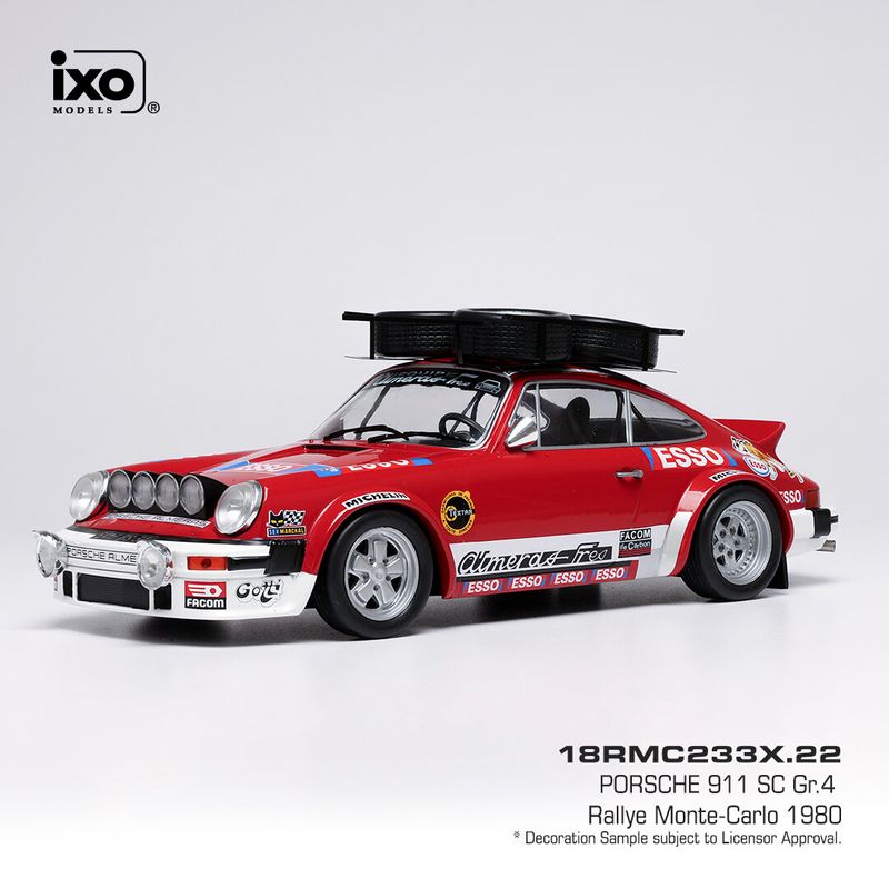 1:18 Ixo - Porsche 911 SC Gr.4, Rally Monte Carlo, 1980
