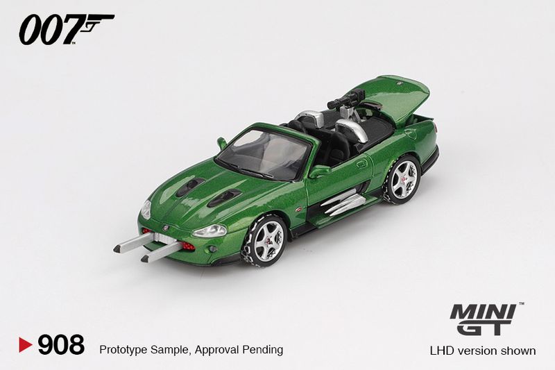 1:64 Mini GT - 2002 Jaguar XKR *James Bond - Die Another Day*  *Traditional  Chinese Blister*