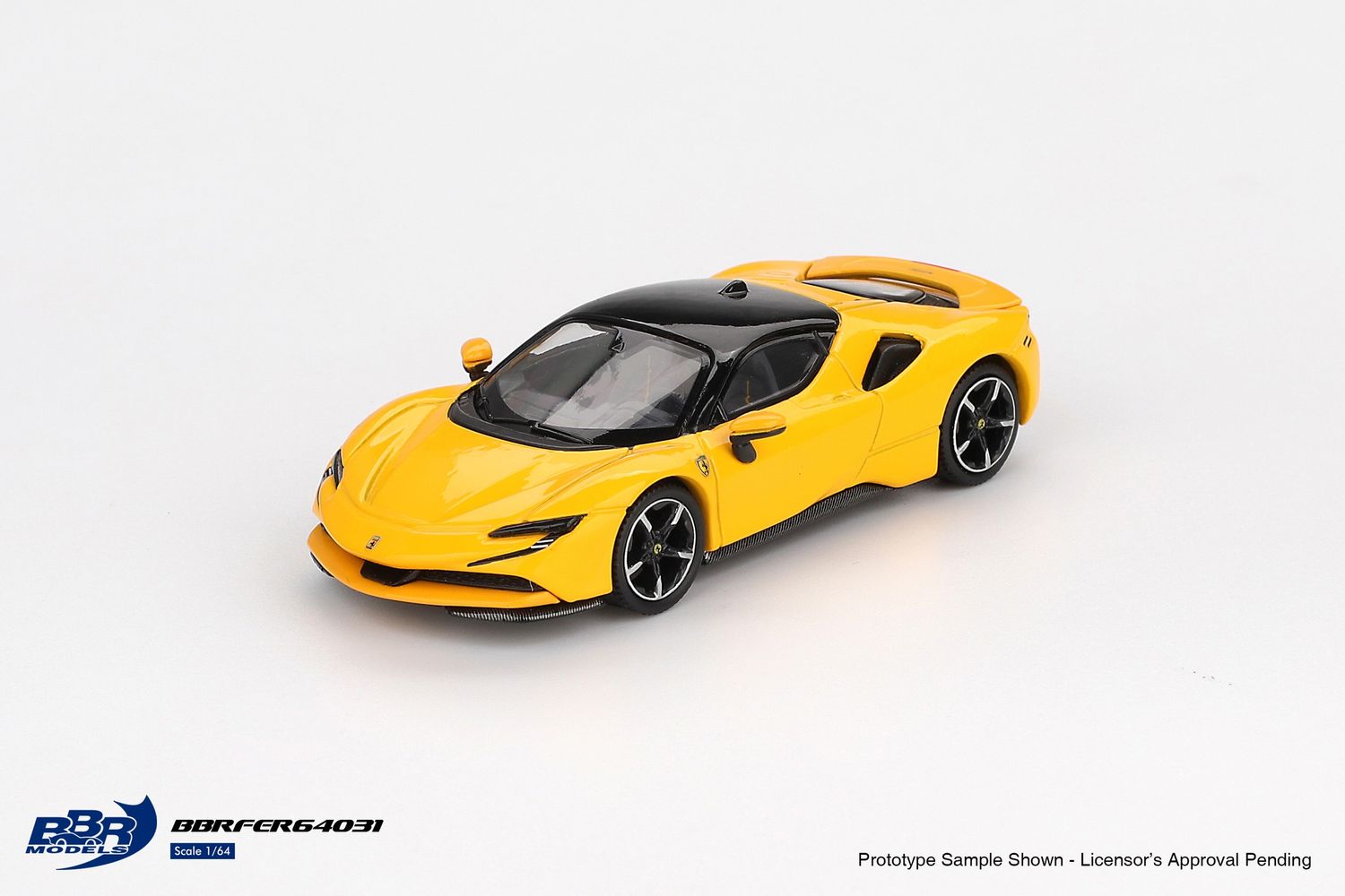 1:64 BBR - 2024 Ferrari SF90, Giallo Modena, yellow 1:64 BBR - 2024 Ferrari SF90, Giallo Modena, yellow