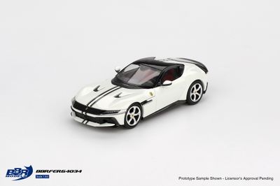 1:64 BBR - 2024 Ferrari 12 Cilindri, Bianco Avus
