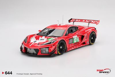 1:18 TSM - Chevrolet Corvette Z06 Gt3.R 5.5L V8 Team Awa Racing #13 24h Le Mans 2025 M. Bell