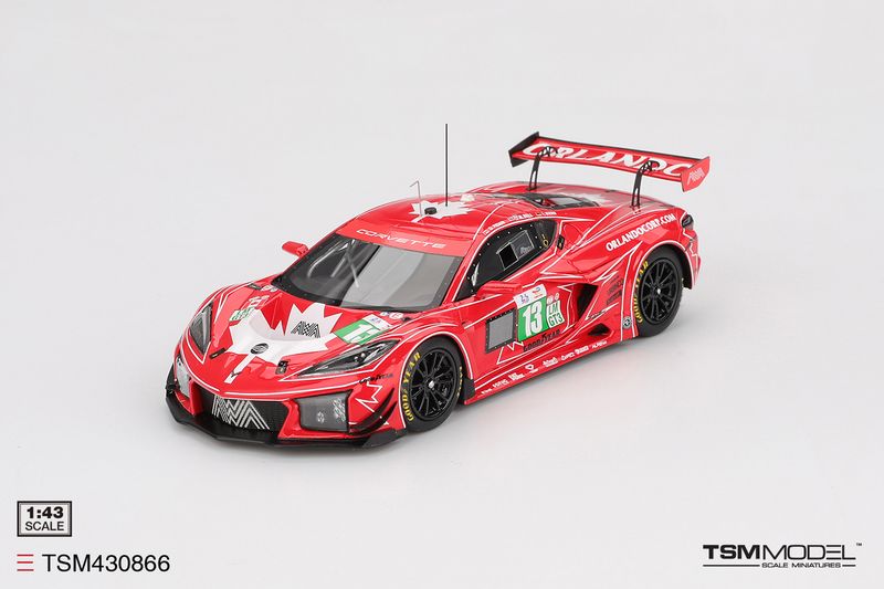 1:43 TSM - Chevrolet Corvette Z06 Gt3.R 5.5L V8 Team Awa Racing #13 24h Le Mans 2025 M. Bell