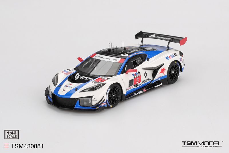 1:43 TSM - Chevrolet Corvette Z06 GT3.R 5.5L V8 Team Pratt Miller Motorsport #3 Imsa 12h Sebring 2025 D. Juncadella