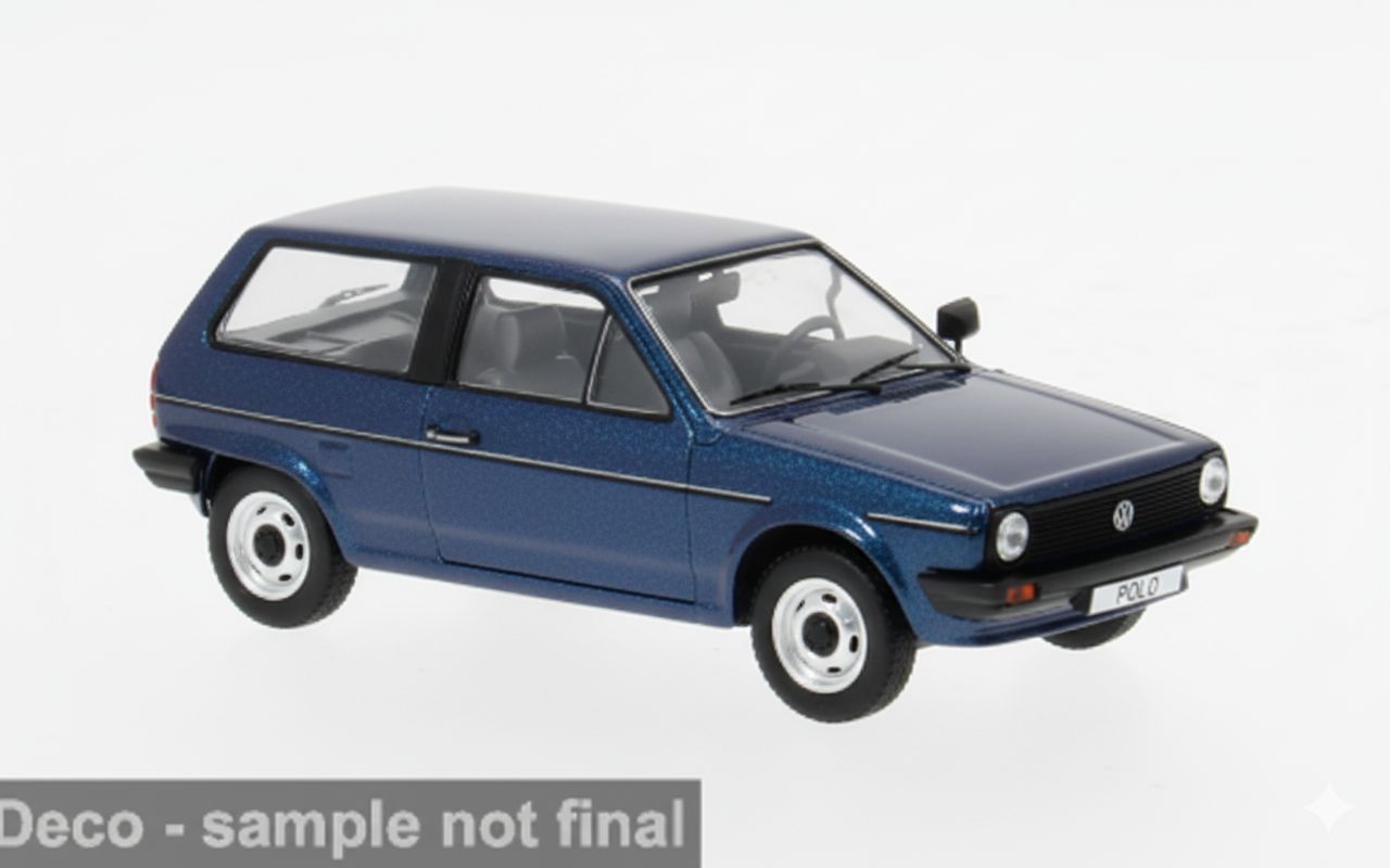 1:43 Ixo - VW Polo II, dunkelblau, 1981 1:43 Ixo - VW Polo II, dunkelblau, 1981