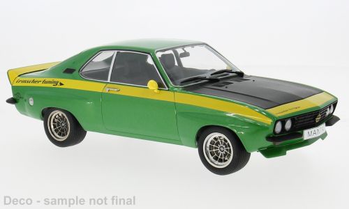 1:18 MCG - Opel Manta A Irmscher, grün/gelb, 1974 1:18 MCG - Opel Manta A Irmscher, grün/gelb, 1974