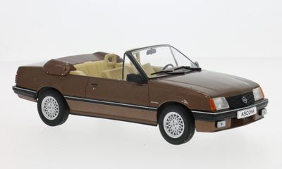 1:24 Whitebox - 1985 Opel Ascona C Cabriolet Dunkelbraun (Metallic)
