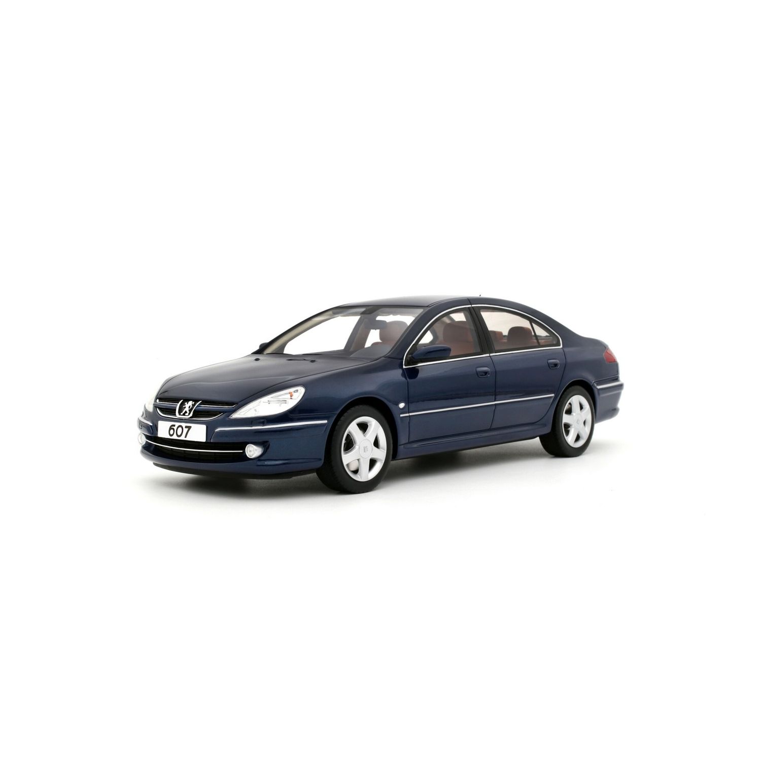 1:18 Otto Mobile - 2008 Peugeot 607 3.0 V6 Phase 2 Blue Montebello 1:18 Otto Mobile - 2008 Peugeot 607 3.0 V6 Phase 2 Blue Montebello