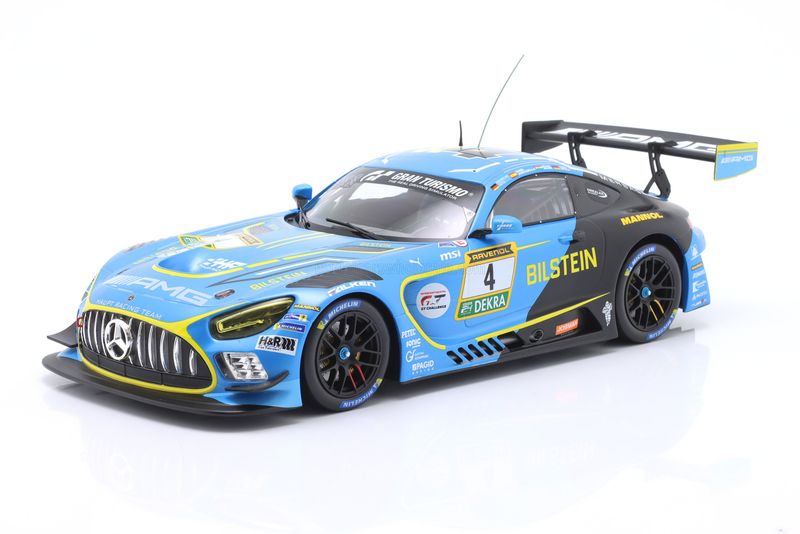 1:18 Ixo - Mercedes AMG GT3 6.2L V8 Team Bilstein by HRT #4 4th 24h Nürburgring 2024 M. Gotz - D. Juncadella - A. Maini - L. Stolz