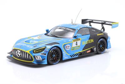 1:18 Ixo - Mercedes AMG GT3 6.2L V8 Team Bilstein by HRT #4 4th 24h Nürburgring 2024 M. Gotz - D. Juncadella - A. Maini - L. Stolz 1:18 Ixo - Mercedes AMG GT3 6.2L V8 Team Bilstein by HRT #4 4th 24h Nürburgring 2024 M. Gotz - D. Juncadella - A. Maini - L. Stolz