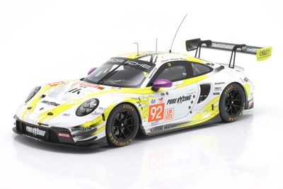 1:18 Ixo - Porsche 911 992 GT3 R Team Manthey Pure Rxcing #92 24h Le Mans 2024 K. Bachler - S. Kitts - N. Malykhin - J. Sturm 1:18 Ixo - Porsche 911 992 GT3 R Team Manthey Pure Rxcing #92 24h Le Mans 2024 K. Bachler - S. Kitts - N. Malykhin - J. Sturm