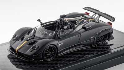 1:64 LCD Models - 2018 Pagani Zonda HP Barchetta Carbon Black 1:64 LCD Models - 2018 Pagani Zonda HP Barchetta Carbon Black