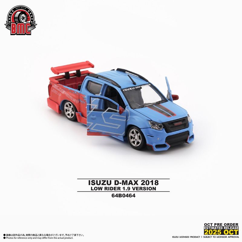 1:64 BM Creations - 2018 Isuzu D-Max Low Rider Safty Car 1.9 (RHD)