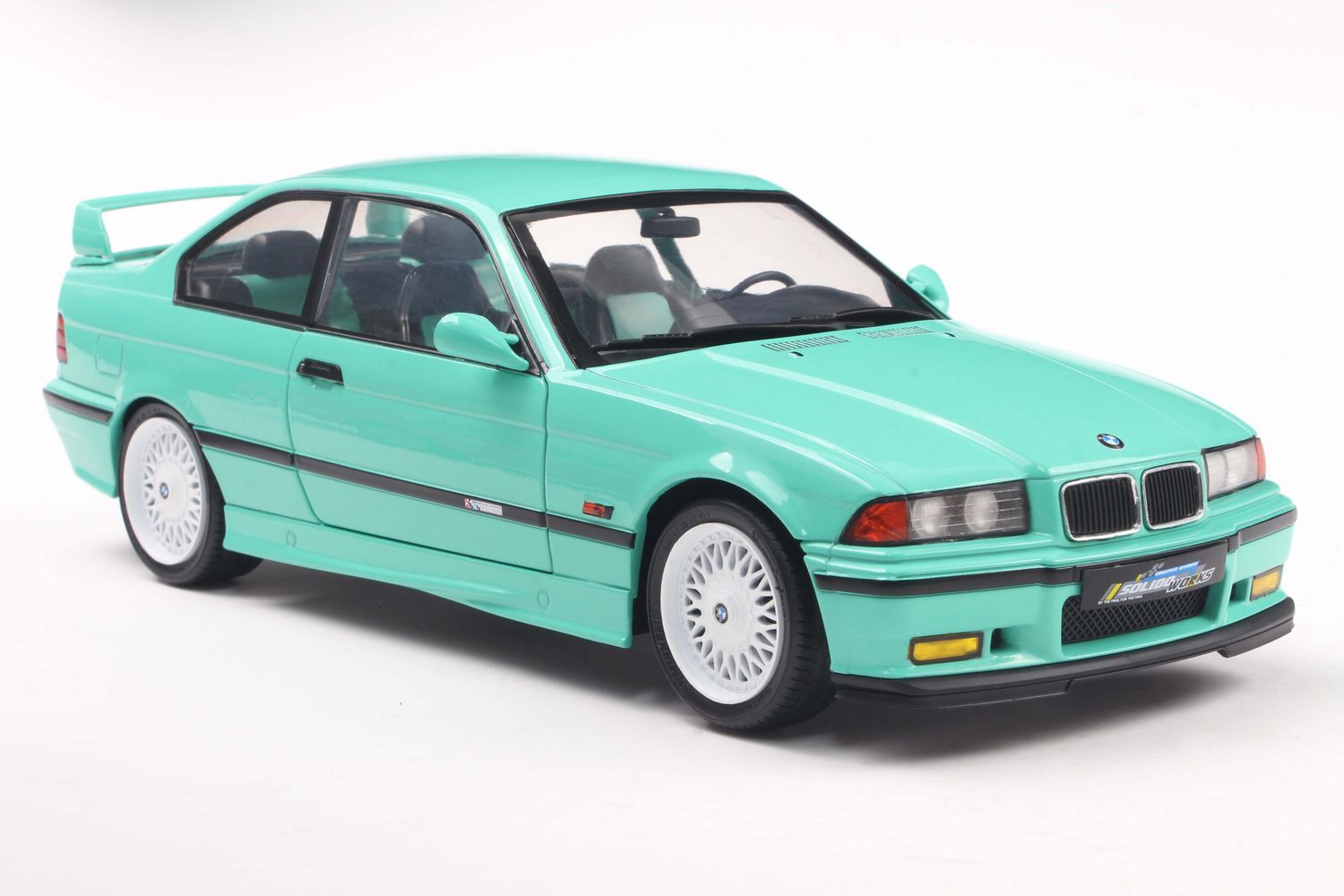 1:18 Solido - 1991 BMW E36 M3 Coupe Solido Works Mint Green 1:18 Solido - 1991 BMW E36 M3 Coupe Solido Works Mint Green