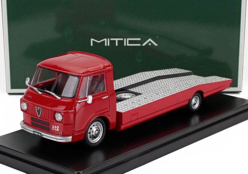 1:43 Mitica Diecast - 1967 Alfa Romeo A12 (F12) Autotransporter Red