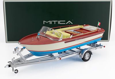 1:18 Mitica Diecast - 1966 Riva Junior Motorboot Blau