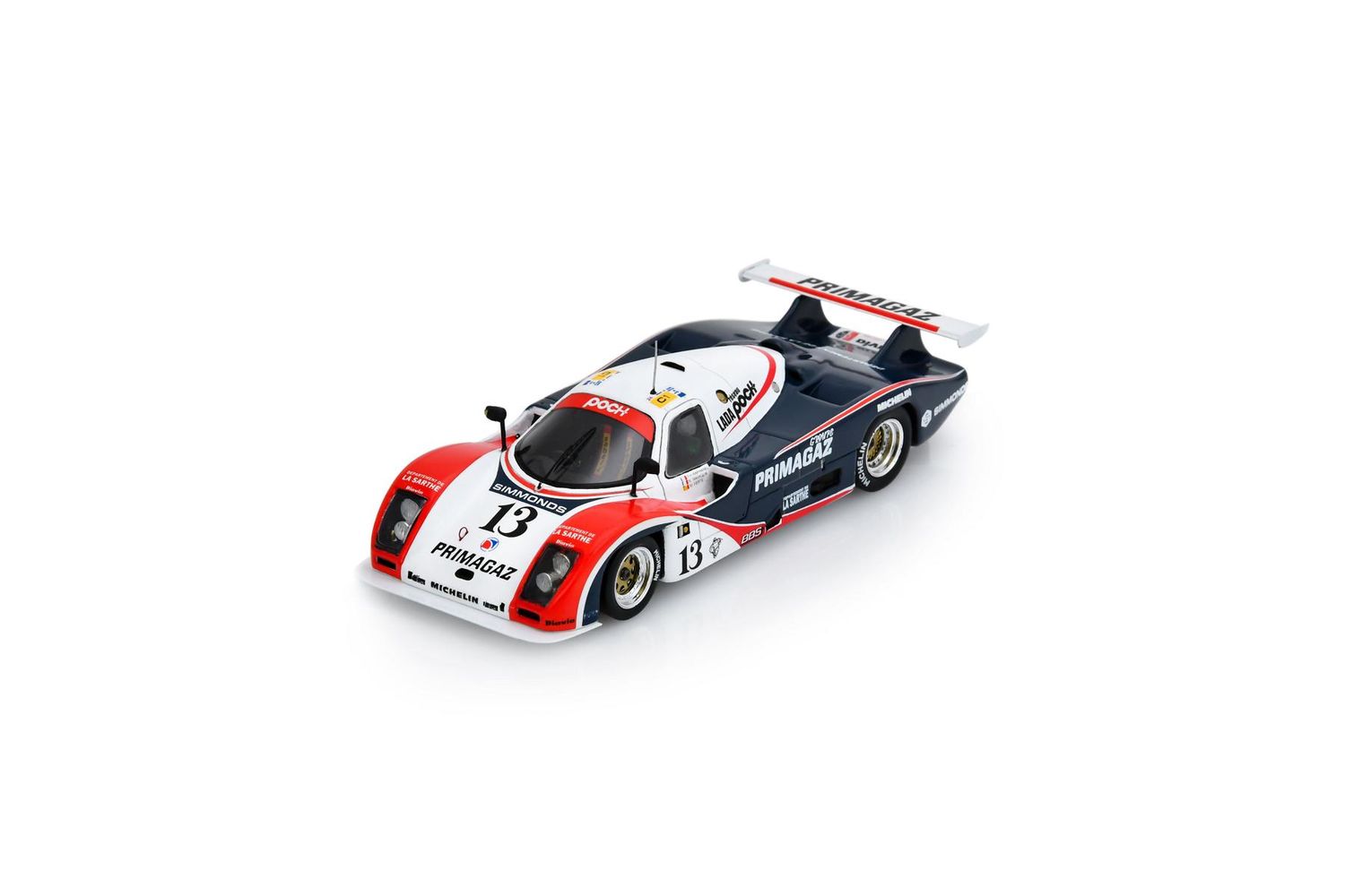 1:43 Spark - Cougar C20 No.13 Le Mans 24H 1988 P.H. Raphanel - M.Ferté 1:43 Spark - Cougar C20 No.13 Le Mans 24H 1988 P.H. Raphanel - M.Ferté