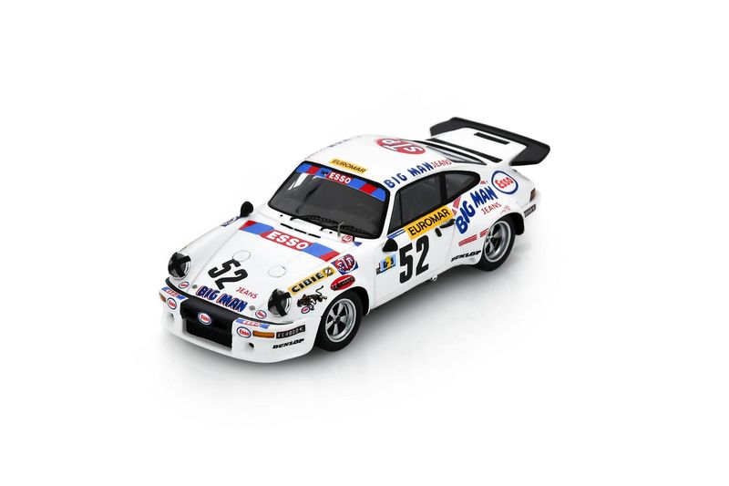 1:43 Spark - Porsche Carrera RS 3.0 No.52 6th Le Mans 24H 1976 R. Touroul - A. Cudini - R. Boubet