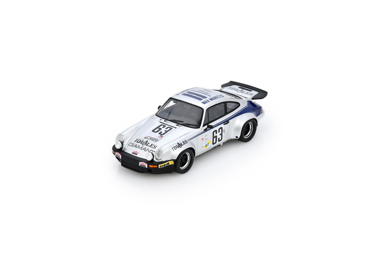 1:43 Spark - Porsche Carrera RS 3.0 No.63 19th Le Mans 24H 1975 J-C. Bering - K. Utz - H. Godel