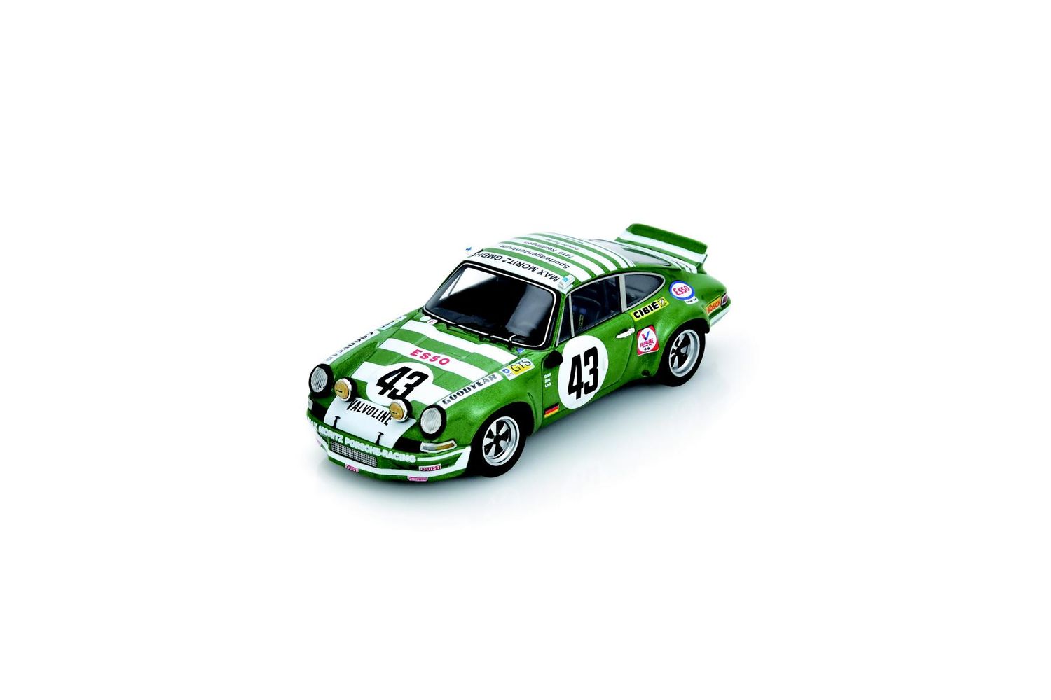 1:43 Spark - Porsche Carrera RSR 2.8 No.43 Le Mans 24H 1973 G. Quist - J. Zink - M. Laub 1:43 Spark - Porsche Carrera RSR 2.8 No.43 Le Mans 24H 1973 G. Quist - J. Zink - M. Laub