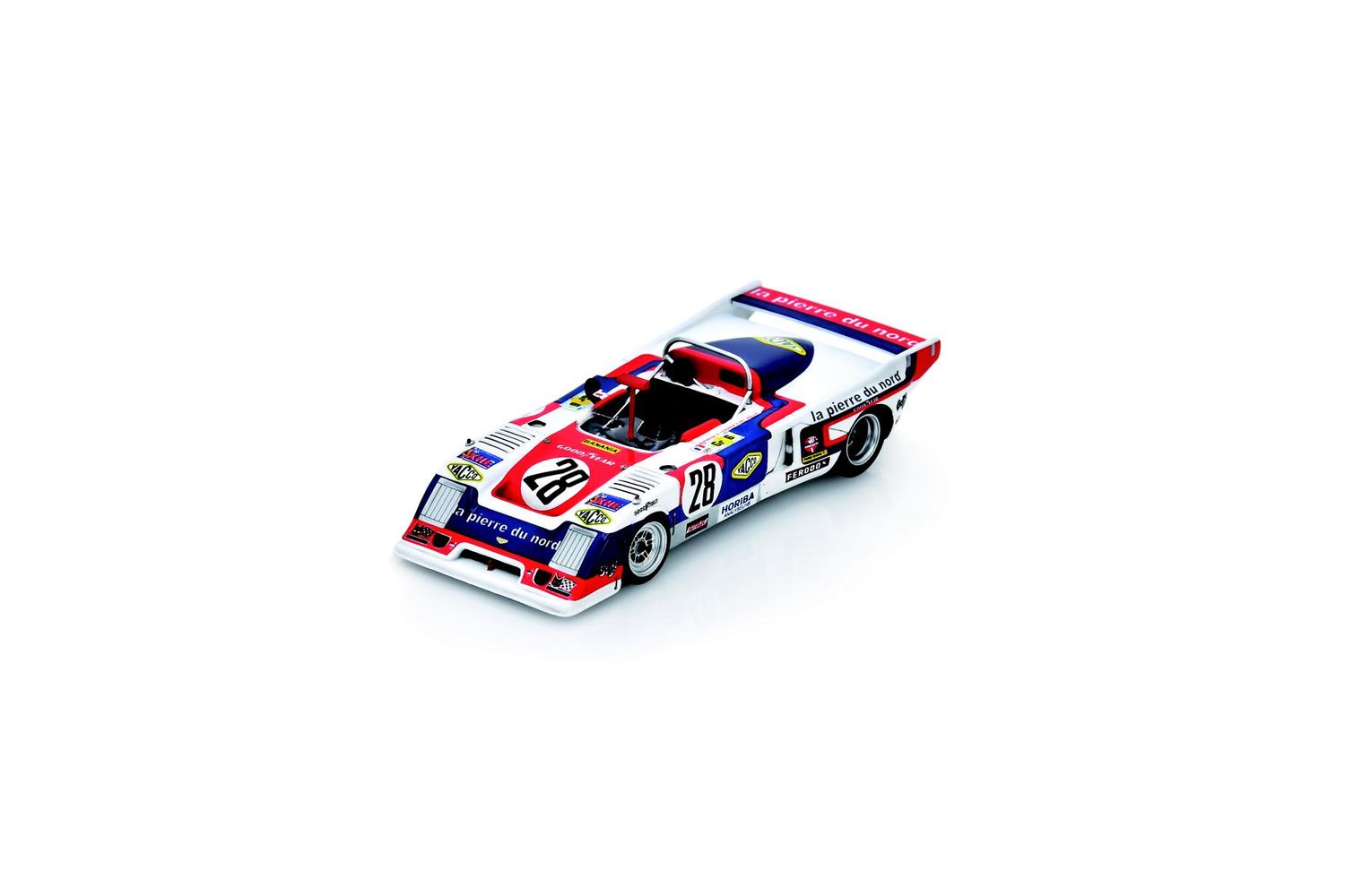 1:43 Spark - Chevron B36 No.28 22nd Le Mans 24H 1979 N. Del Bello - A. Dufréne - B. Verdier