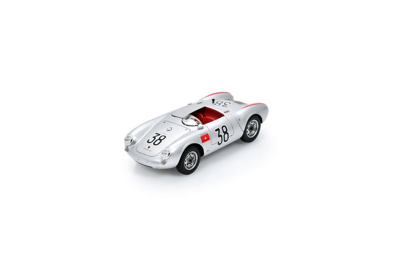 1:43 Spark - Porsche 550 No.38 Le Mans 24H 1955 W. Ringgenberg - H. Gilomen