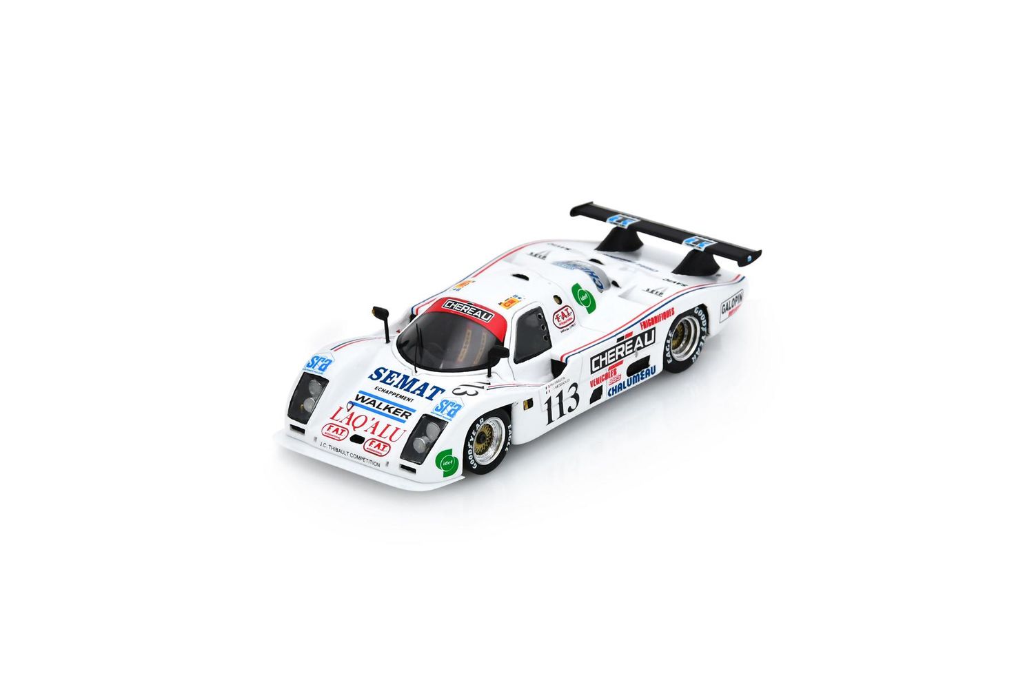 1:43 Spark - Cougar C20 B No.113 Le Mans 24H 1990 P. Farjon - J. Messaoudi