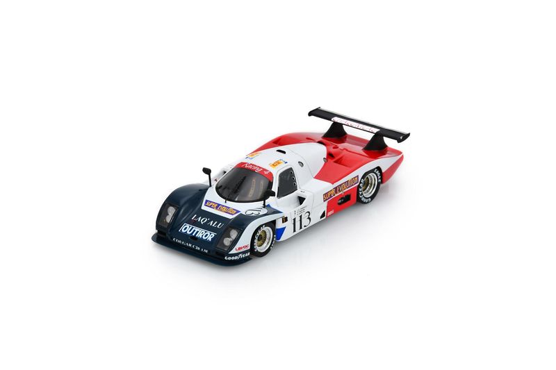 1:43 Spark - Cougar C20 No.113 14th Le Mans 24H 1989 J.C. Anduret - P. Farjon - S. Kasuya