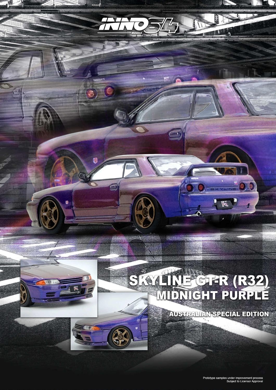 1:64 Inno64 - Nissan Skyline GT-R (R32) Australia Special Edition *Limited Edition*