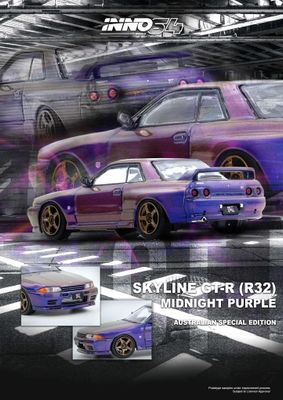 1:64 Inno64 - Nissan Skyline GT-R (R32) Australia Special Edition *Limited Edition*