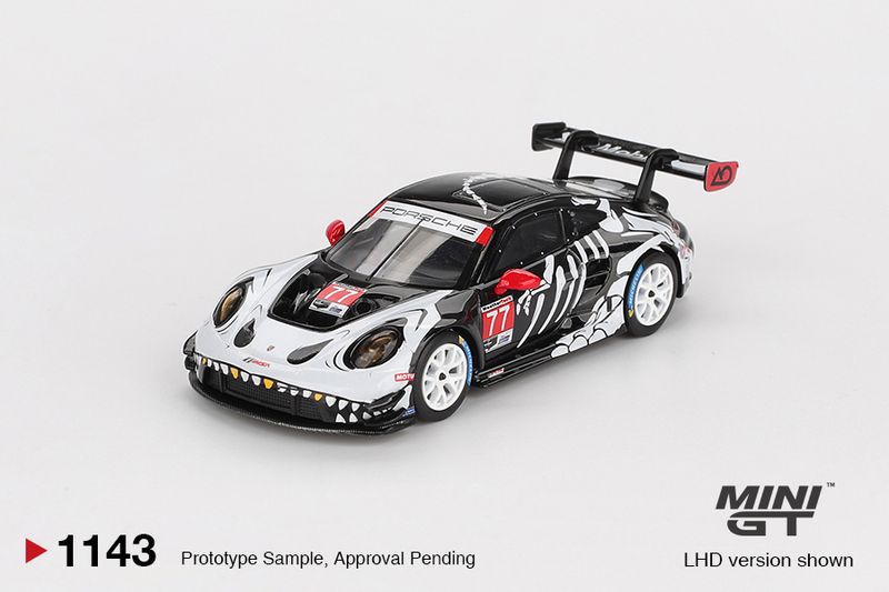 1:64 Mini GT - 2025 Porsche 911 (992) GT3 R #77 GTD PRO AO Racing Petit Le Mans 1:64 Mini GT - 2025 Porsche 911 (992) GT3 R #77 GTD PRO AO Racing Petit Le Mans