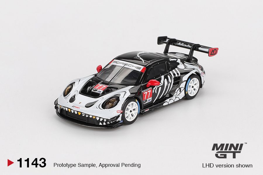 1:64 Mini GT - 2025 Porsche 911 (992) GT3 R #77 GTD PRO AO Racing Petit Le Mans *Blister packaging*