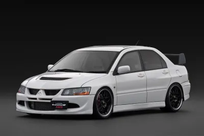 1:18 Ignition - Mitsubishi Lancer Evolution VIII MR (CT9A), white 1:18 Ignition - Mitsubishi Lancer Evolution VIII MR (CT9A), white