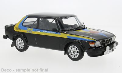 1:18 MCG - 1977 Saab 99 Turbo Schwarz