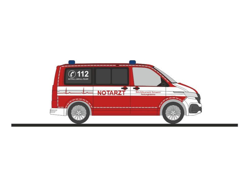 1:87 Rietze - VW T6.1, Notarzt BF Schwerin