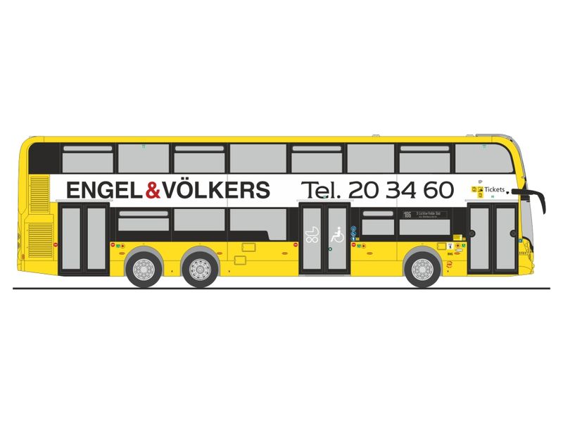 1:87 Rietze - Alexander Dennis Enviro 500, BVG - Engel & Völkers