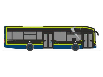 1:87 Rietze - MAN Lions City 12 E, MVV - Geldhauser 1:87 Rietze - MAN Lions City 12 E, MVV - Geldhauser