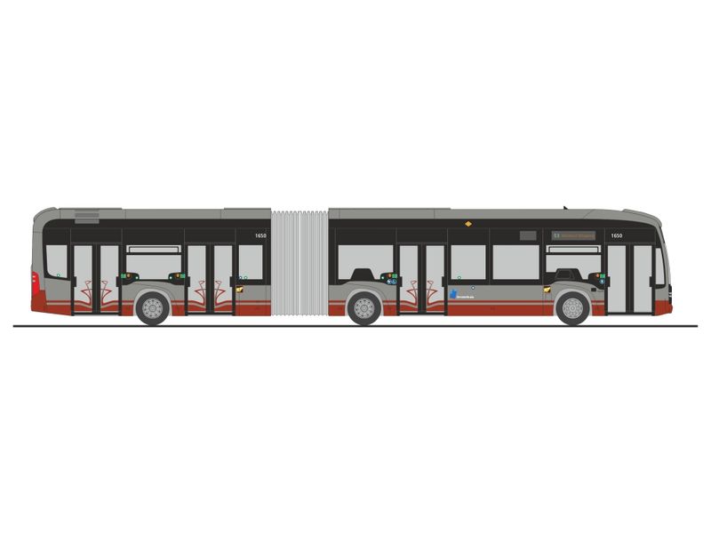 1:87 Rietze - Mercedes eCitaro G, STIB (BE)
