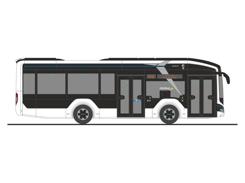 1:87 Rietze - MAN Lions City 10 E, Postbus (AT)