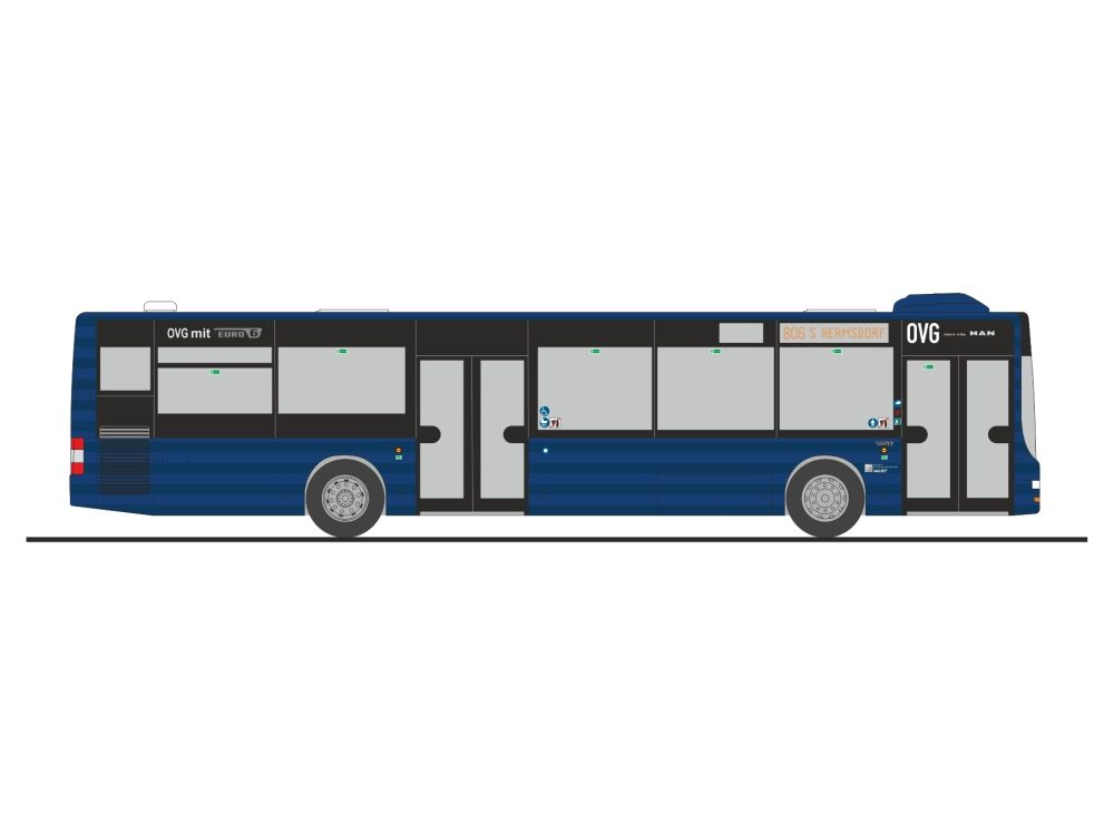 1:87 Rietze - MAN Lions City, 2015, Oberhavel Verkehrsgesellschaft
