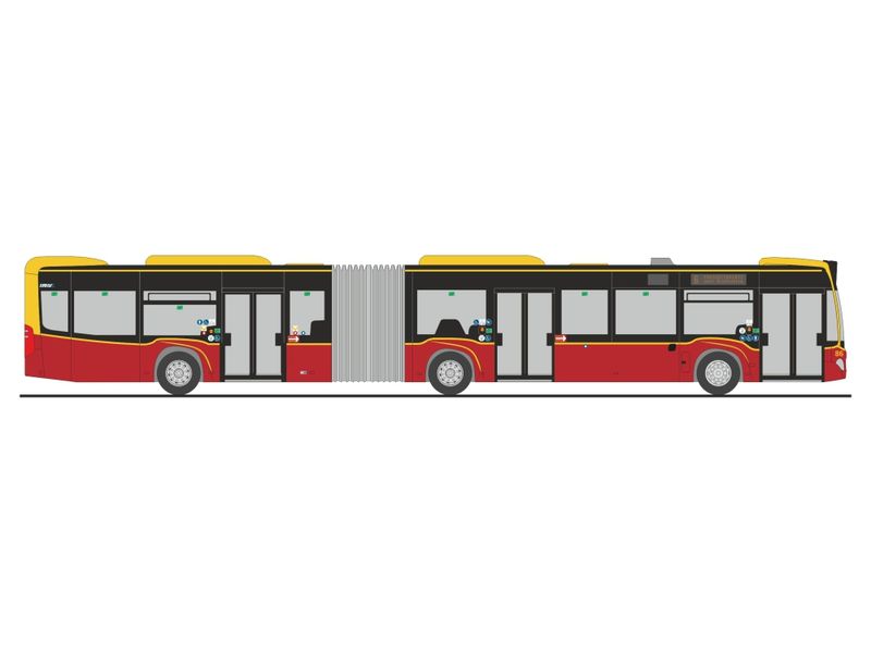 1:87 Rietze - Mercedes Citaro G, 2012, Hanauer Straßenbahn