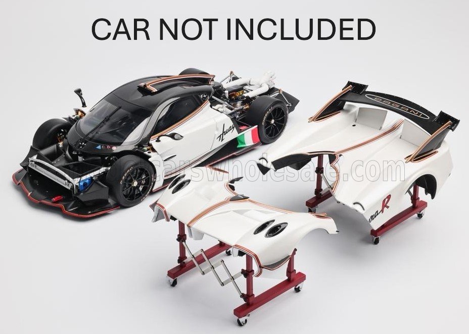 1:43 LCD Models - 2er Set Hauben Ständer *Hood Holder* Black *Modelcar not Included*